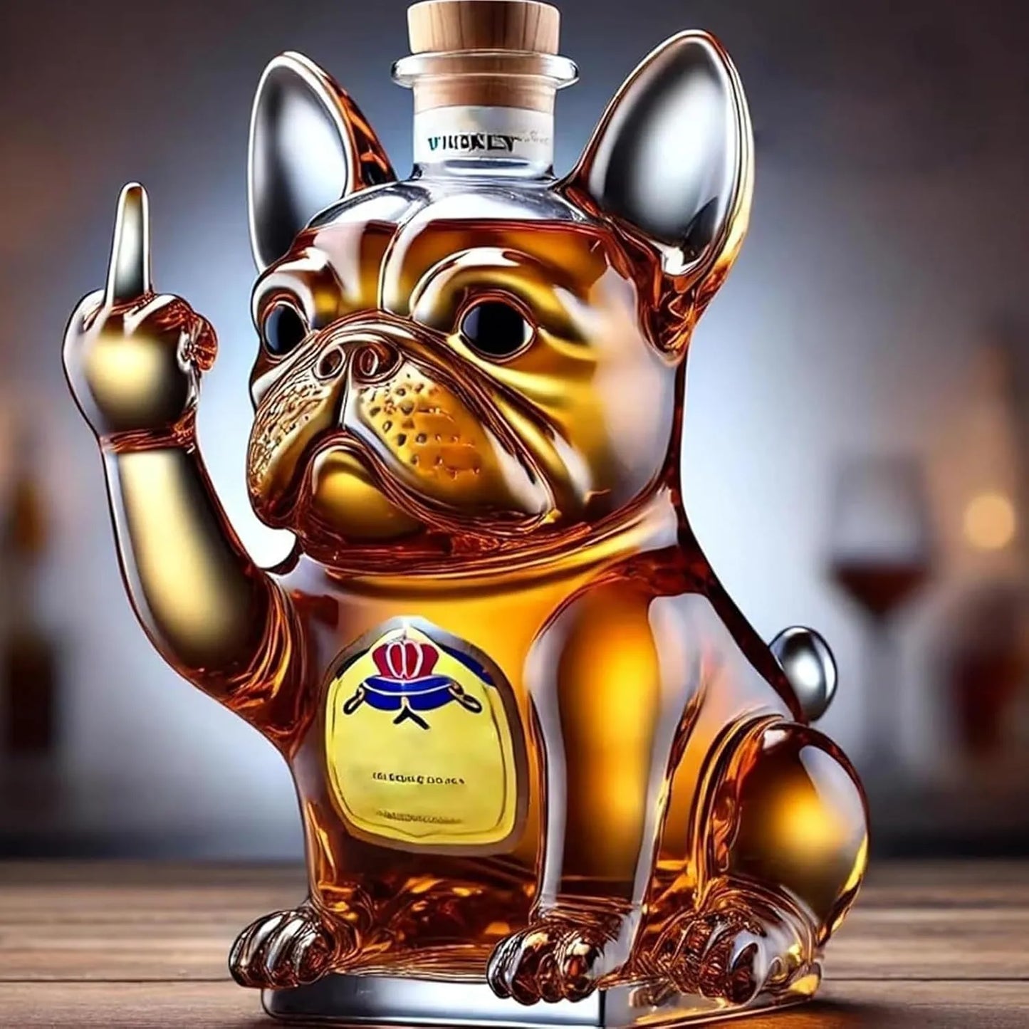 Glosrity Bark Off Whiskey Bottle